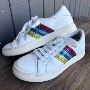 Marc Jacobs Empire Strass Lace Up Sneakers